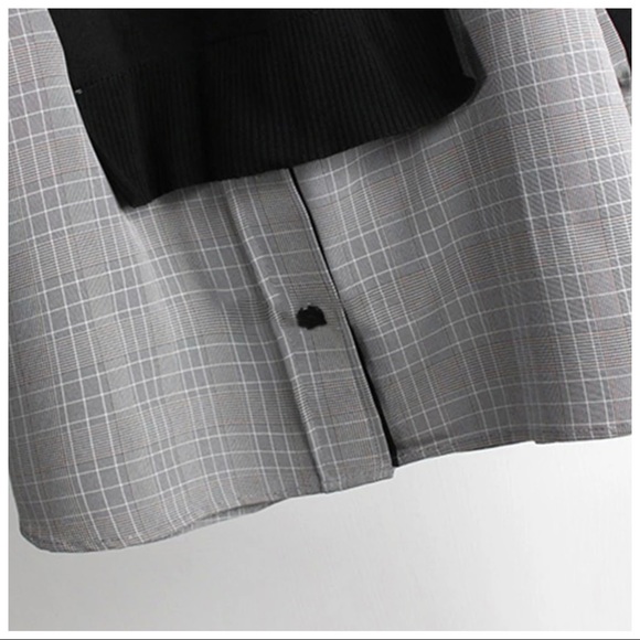 🎁  Plaid Sweater Top The Valmai - Picture 4 of 6